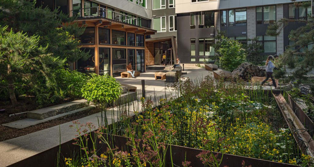 Sitka Apartments Berger Partnership Sitka Apartmernts, Seattle, San